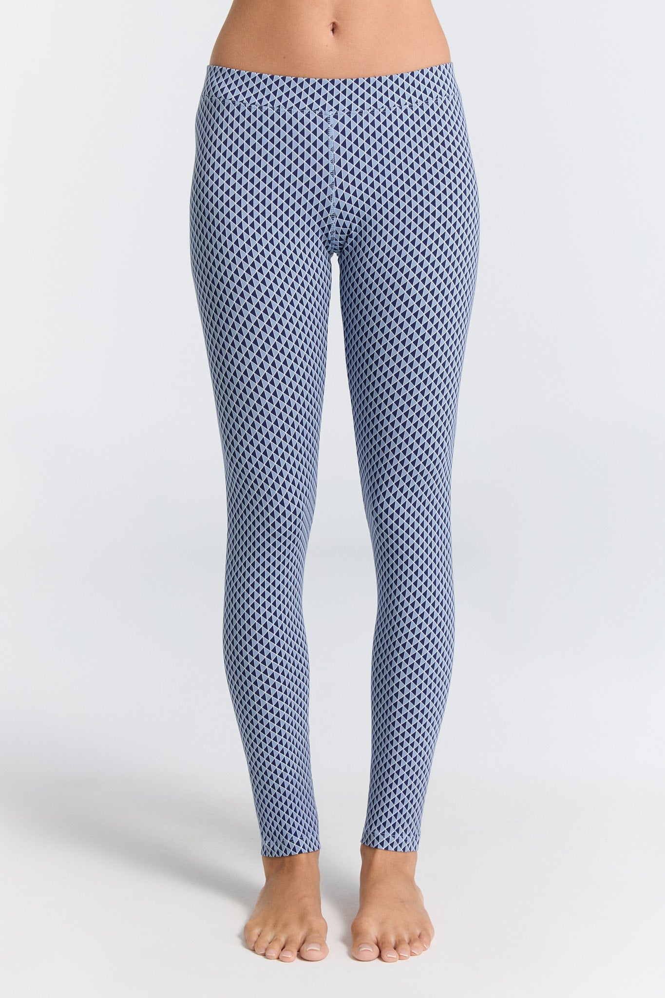 1611-131 | Damen Leggings Baumwolljersey- Geowelle