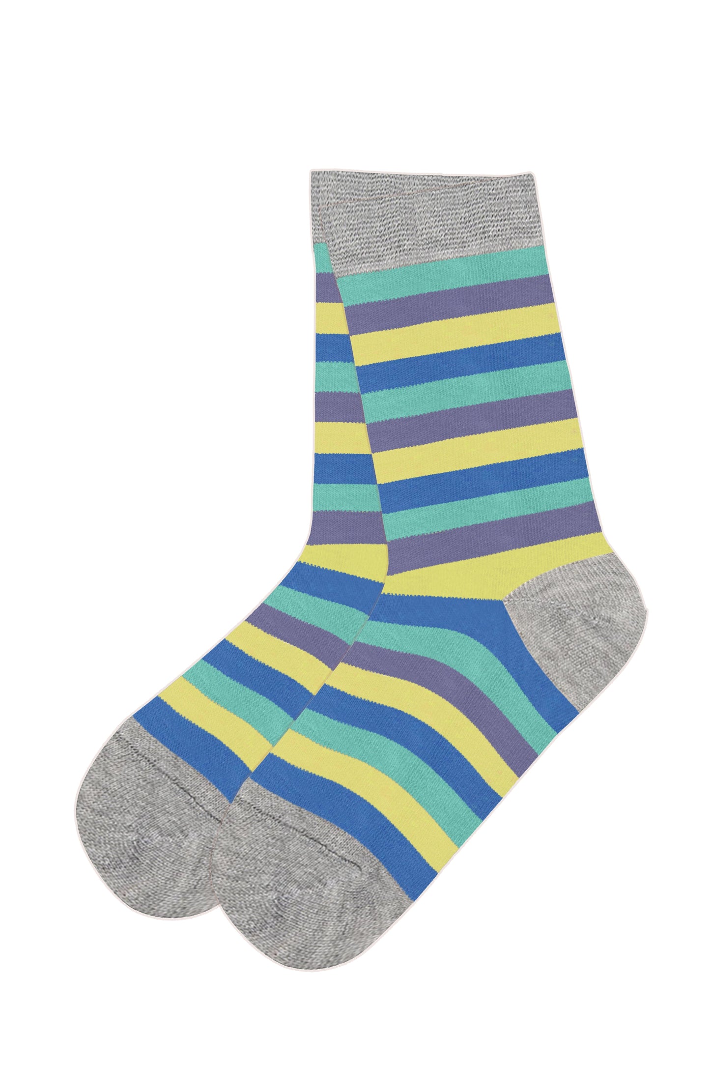 3330 | Kinder Socken - Kiwi/Lavendel/Lime/Aquamarin