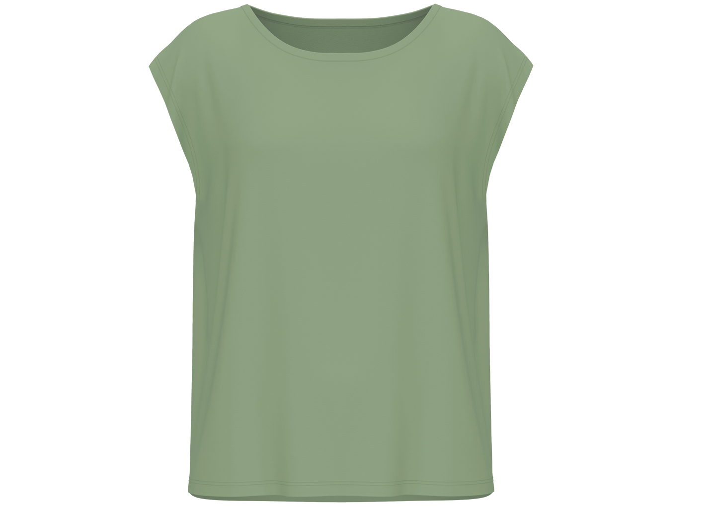 4416-136 | Damen Oversize Shirt - Basilikum