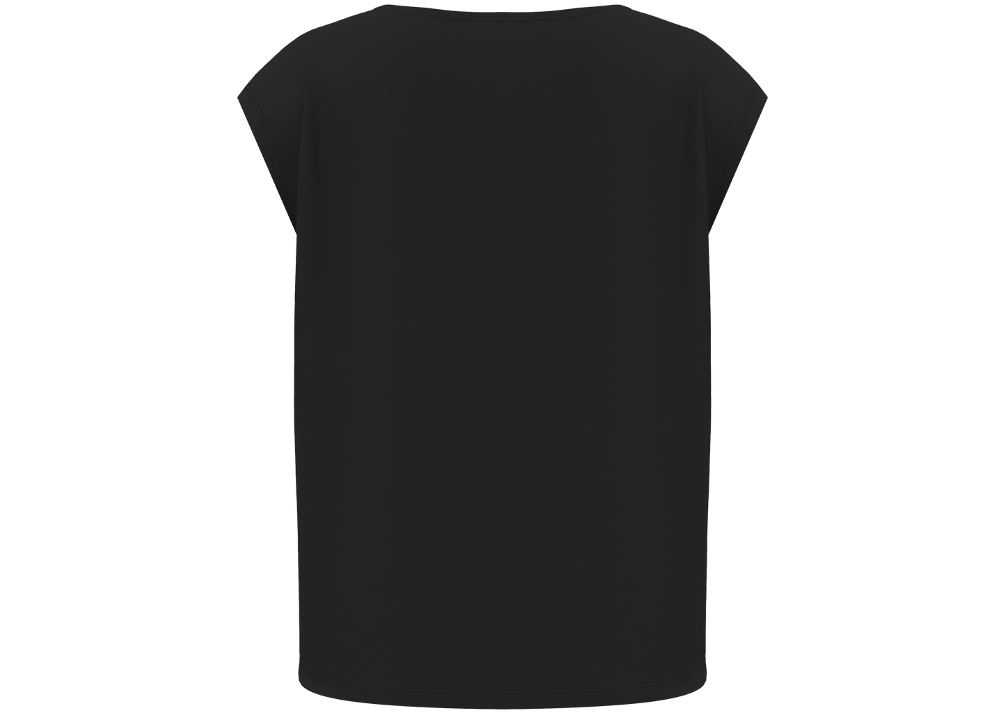4416-021 | Damen Oversize Shirt - Schwarz