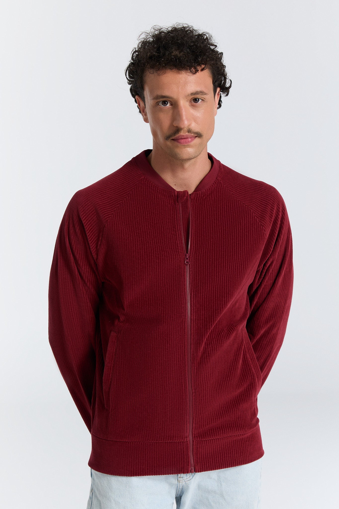 9234-030 | Unisex Baseballjacke - Bordeaux