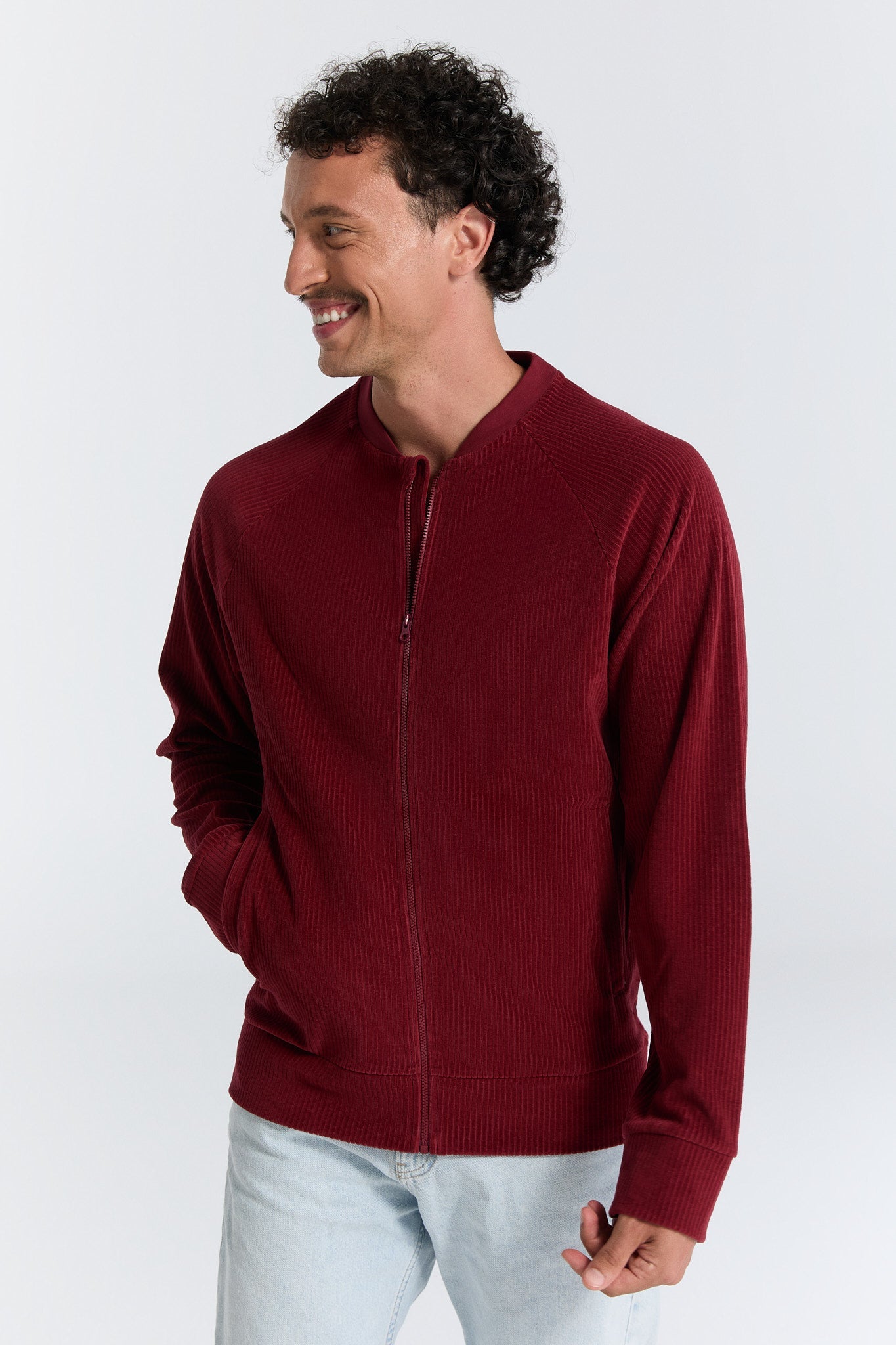 9234-030 | Unisex Baseballjacke - Bordeaux