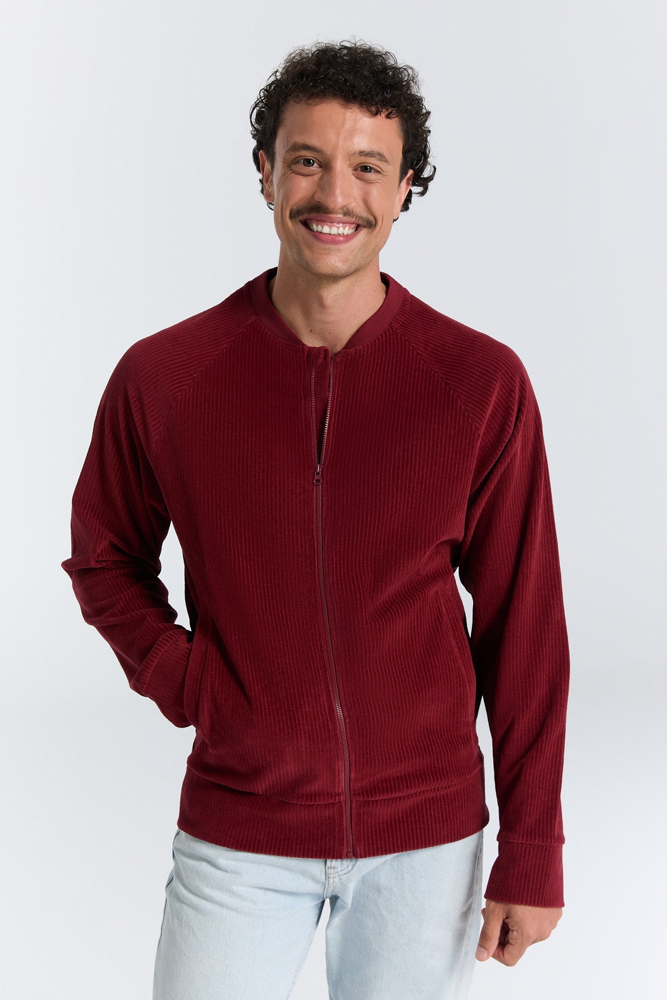 9234-030 | Unisex Baseballjacke - Bordeaux