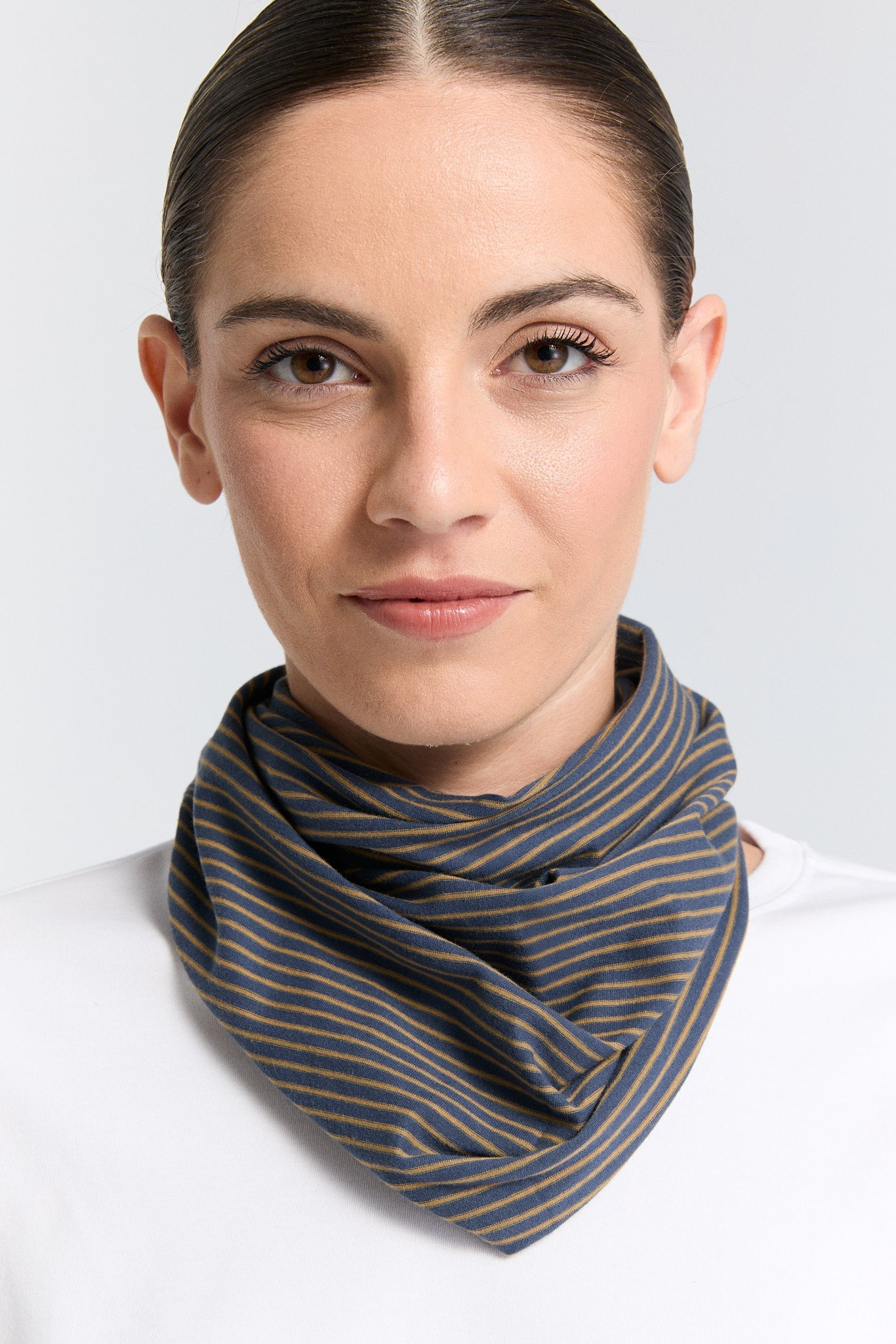 9625-055 | Unisex Schlauchschal - Indigo-ingwer