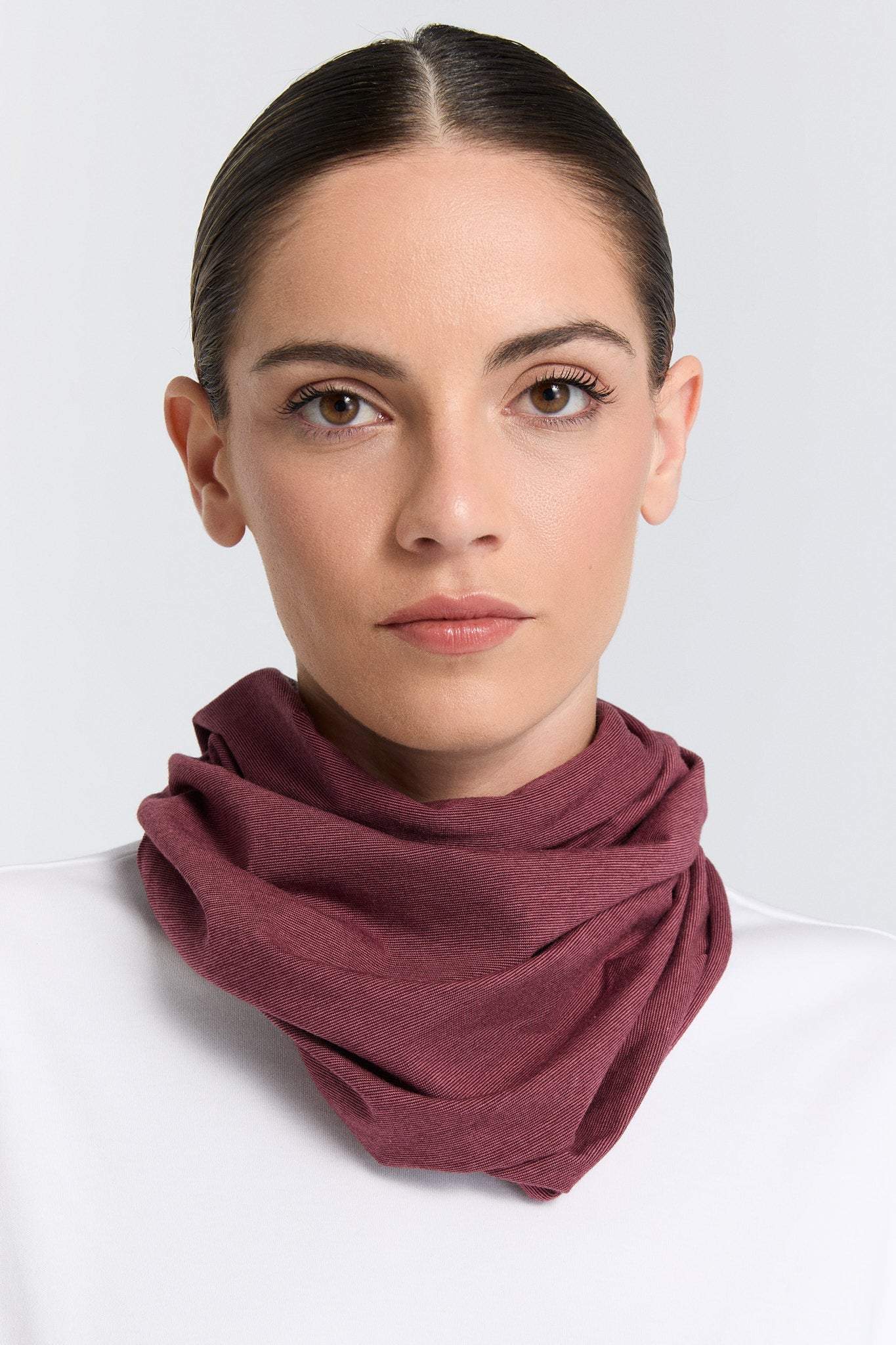 9625-062 | Unisex Schlauchschal - Kaffee-Rostrot