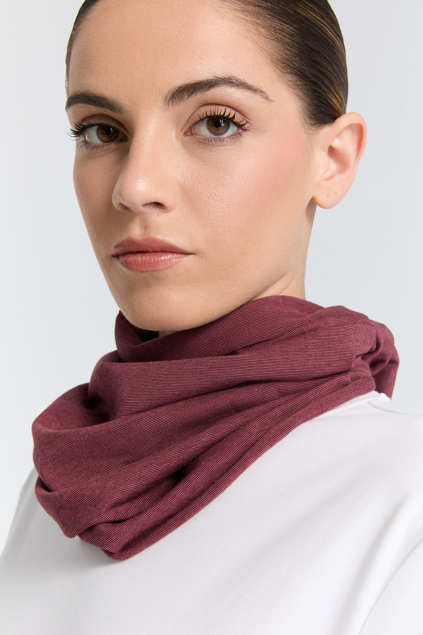 9625-062 | Unisex Schlauchschal - Kaffee-Rostrot