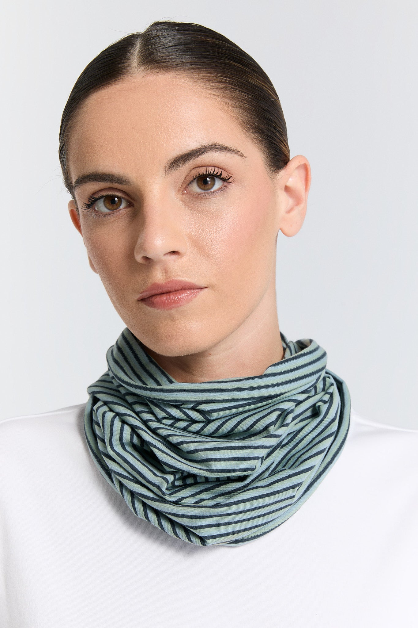 9625-083 | Unisex Schlauchschal - Agave-Navy-Graublau