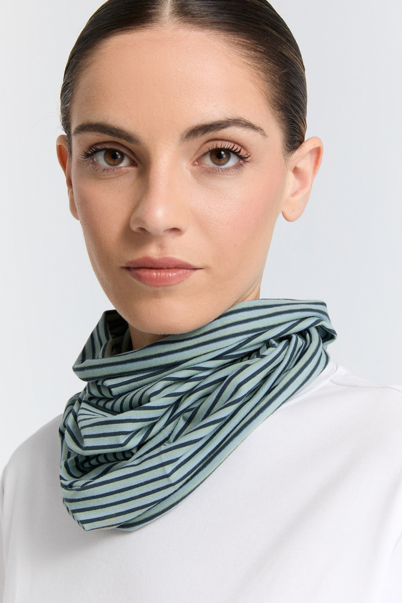 9625-083 | Unisex Schlauchschal - Agave-Navy-Graublau