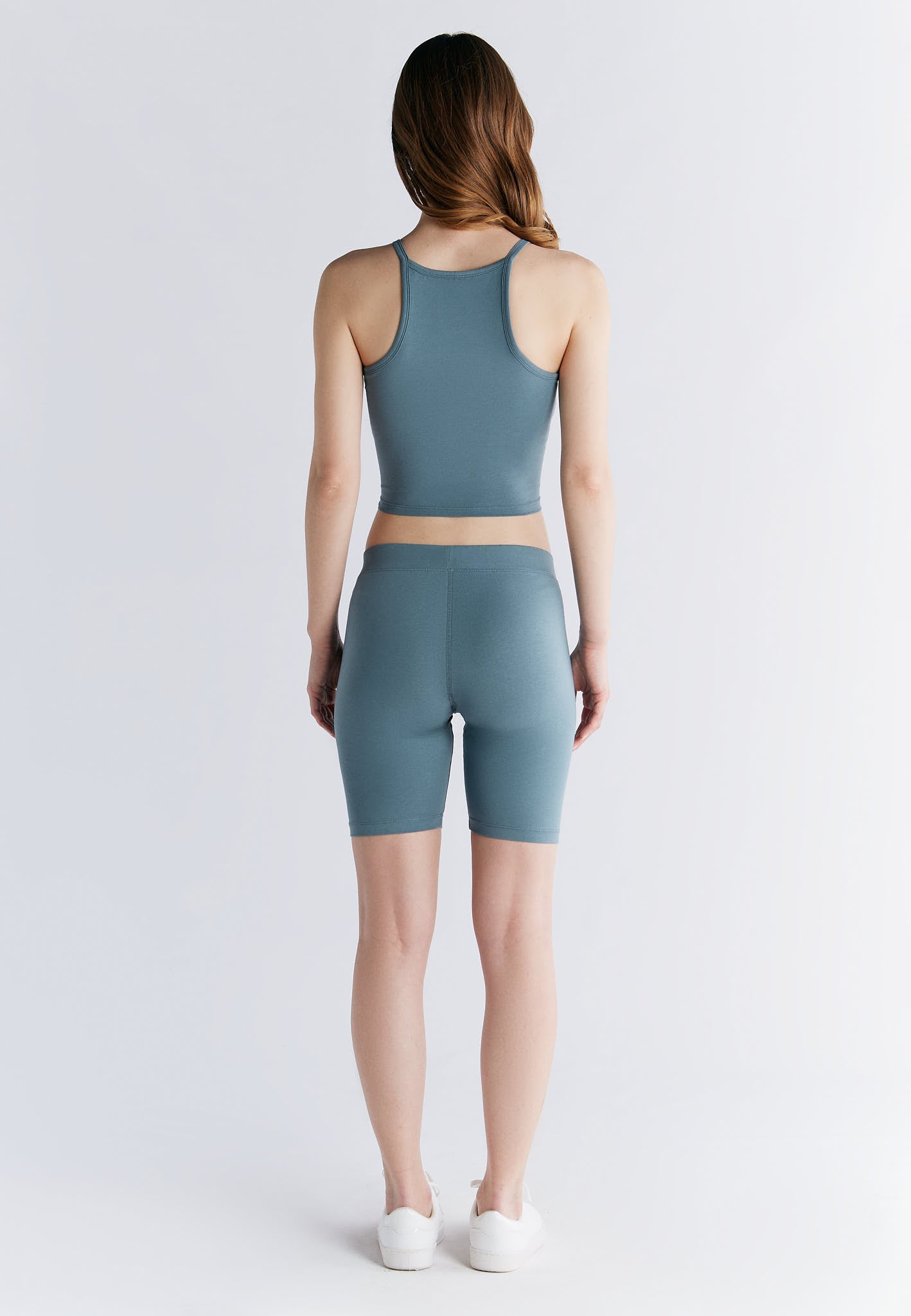 1217-066 | Crop-Top - Gobelin Blau