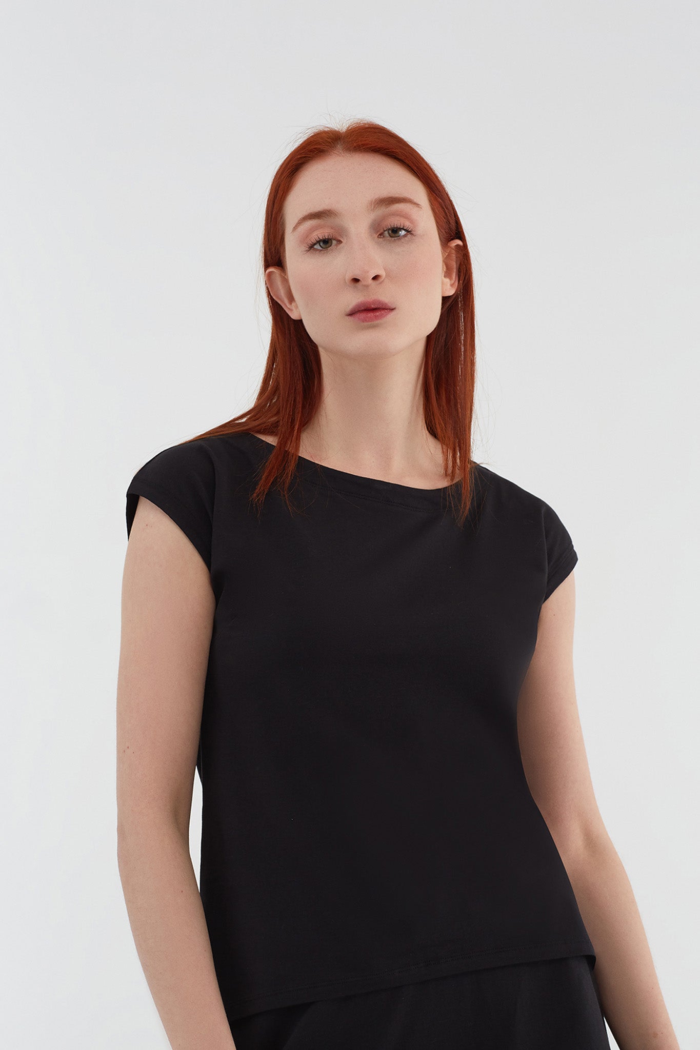 1261-01 | Damen Blusen-Shirt - Schwarz