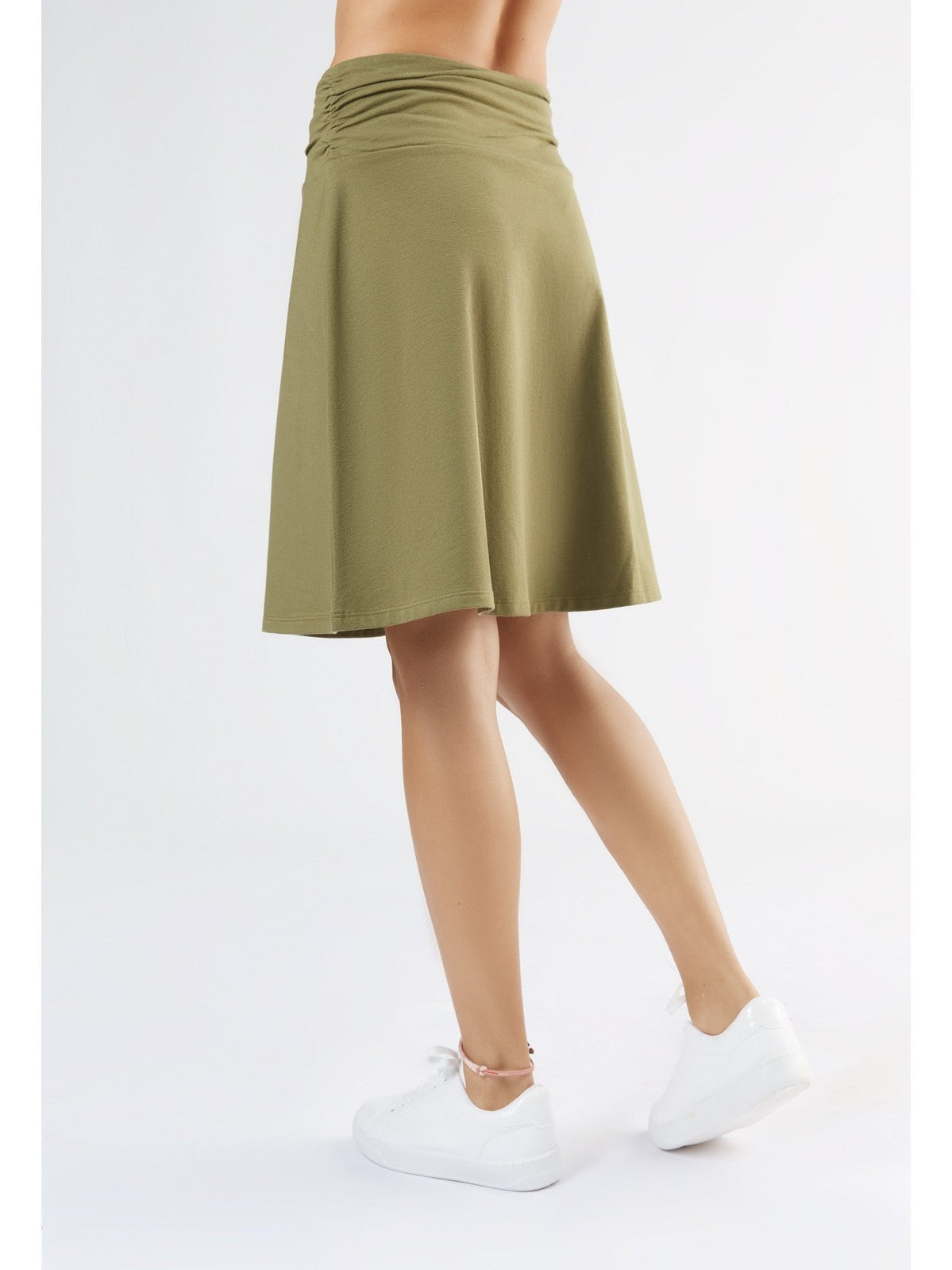 1418-041 | Rock A-Linie mit Komfortbund - Oliv