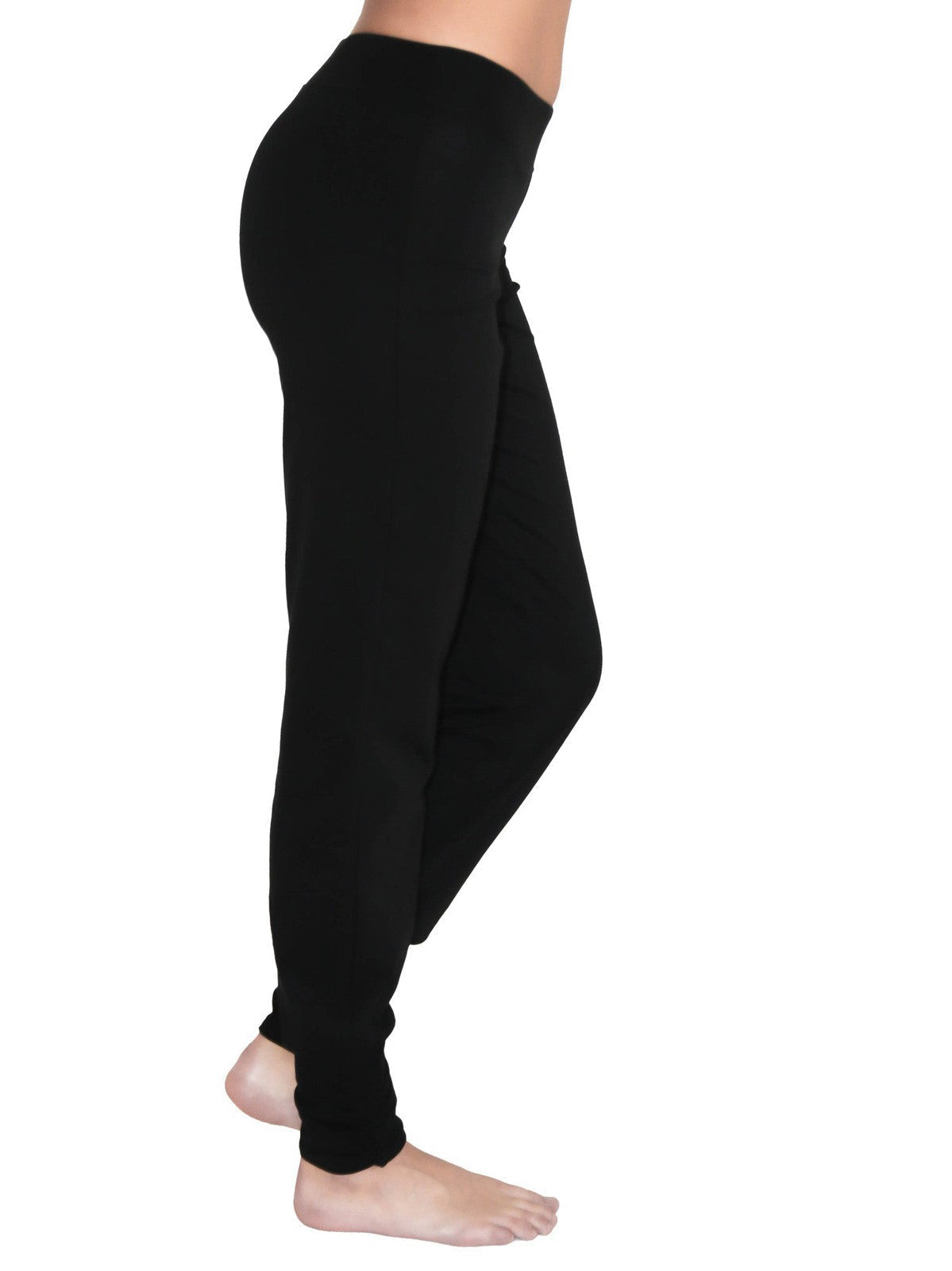 4415S | Damen Yogahose stretch - Schwarz
