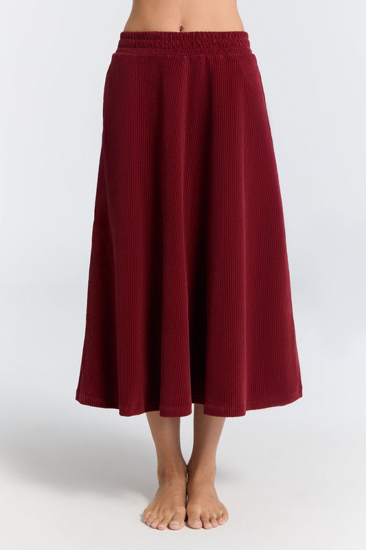 1422-030 | Damen Cord Rock - Bordeaux