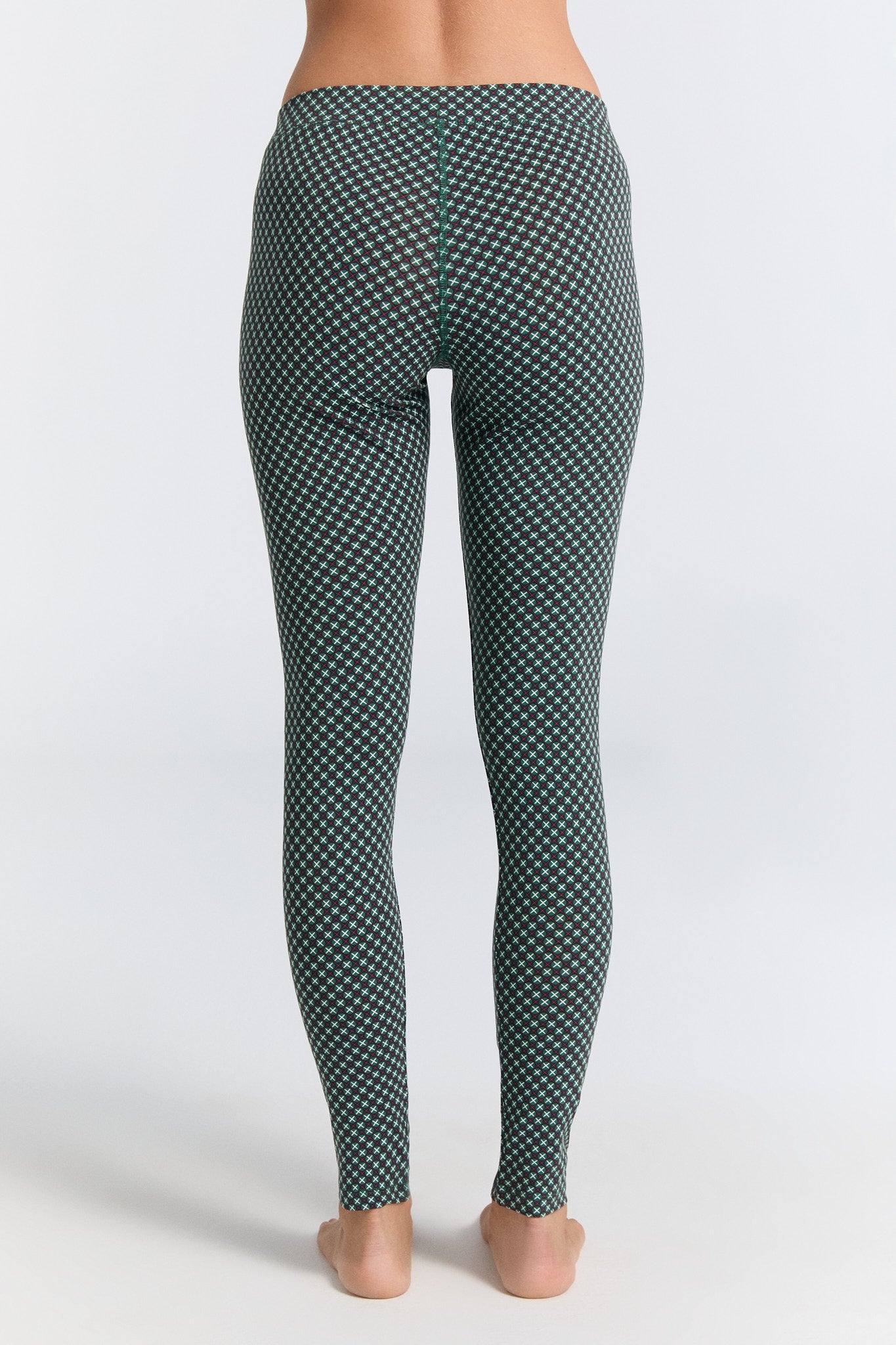 1611-132 | Damen Leggings Baumwolljersey - Waldkubus