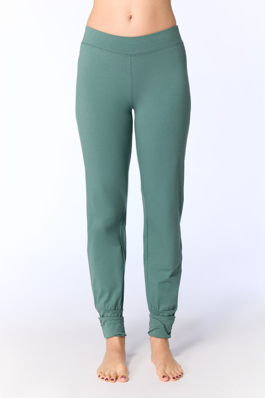 4415-100 | Damen Yogahose - Grünblau