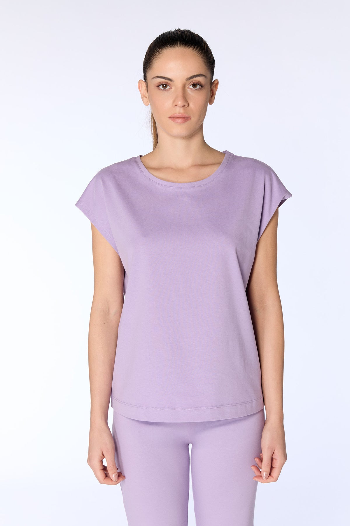 4416-134 | Women's Oversized Shirt - Viola