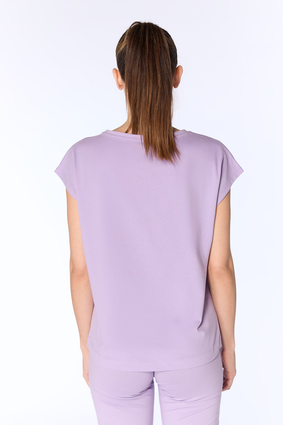 4416-134 | Women's Oversized Shirt - Viola