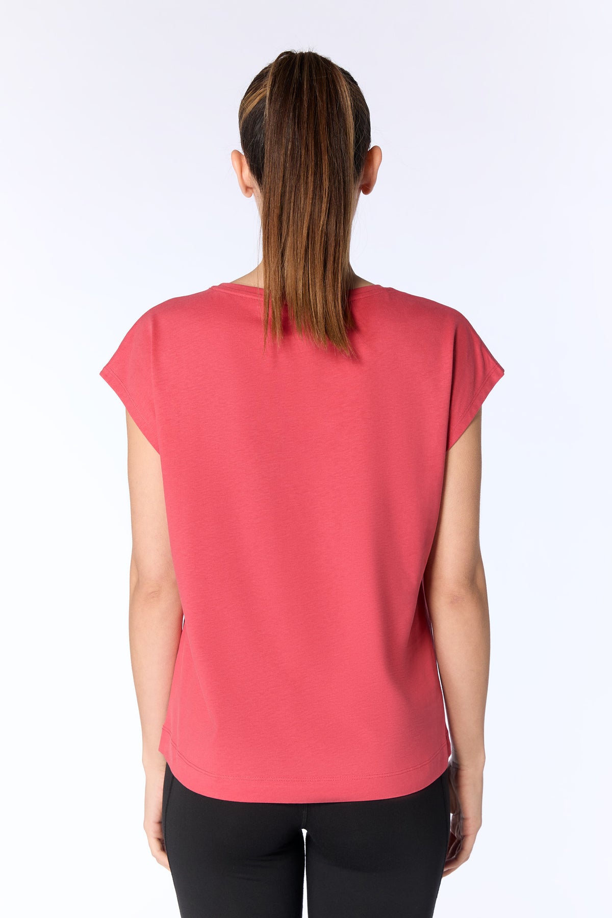 4416-135 | Damen Oversize Shirt - Kardinalrot