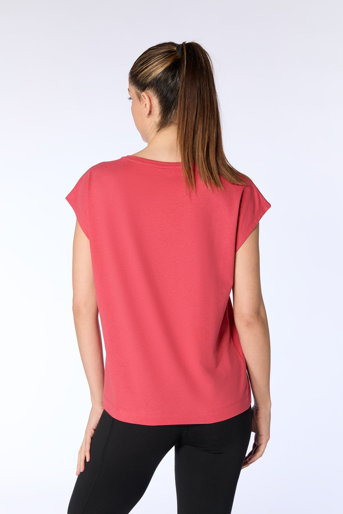 4416-135 | Damen Oversize Shirt - Kardinalrot