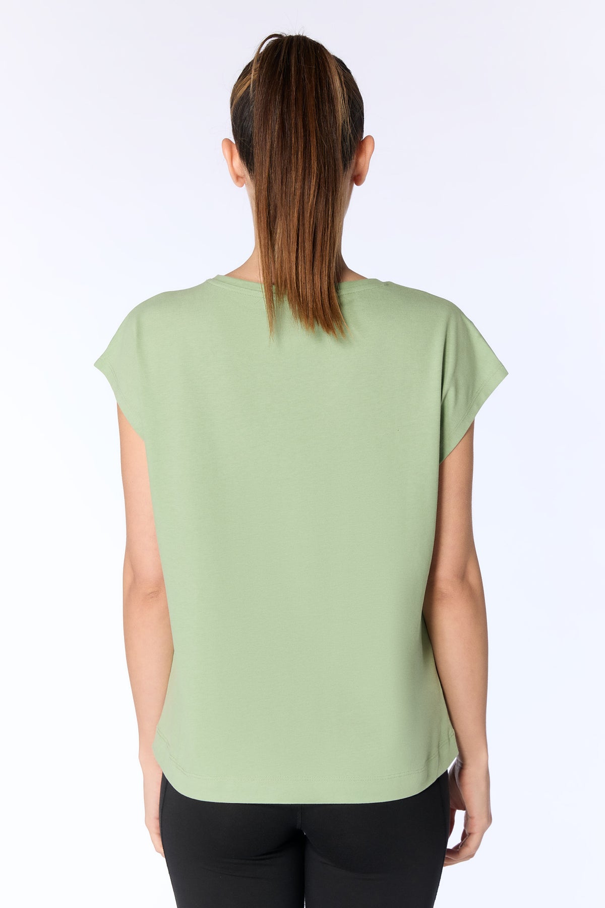 4416-136 | Damen Oversize Shirt - Basilikum