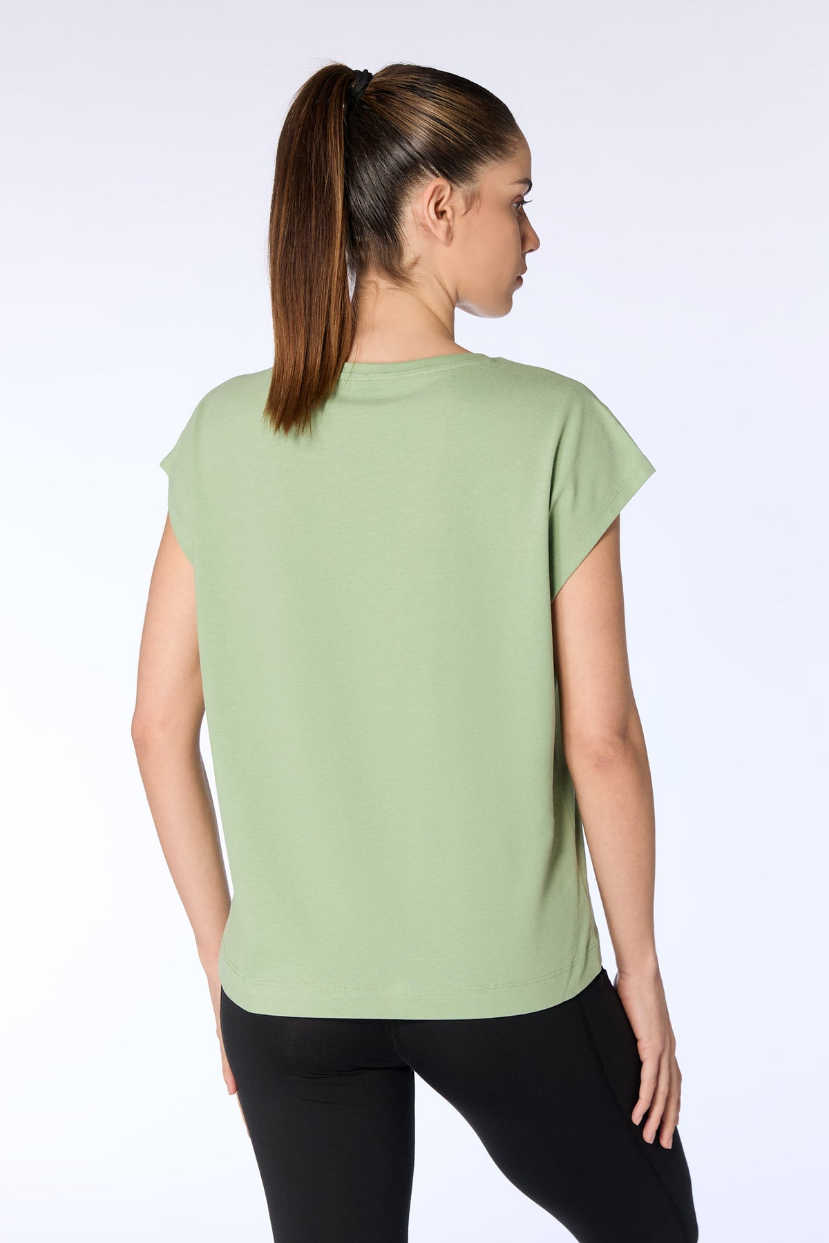 4416-136 | Damen Oversize Shirt - Basilikum