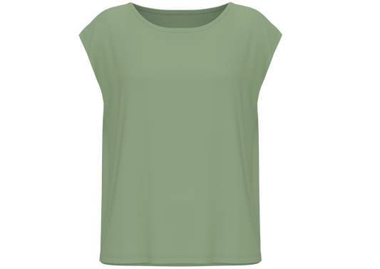4416-136 | Damen Oversize Shirt - Basilikum