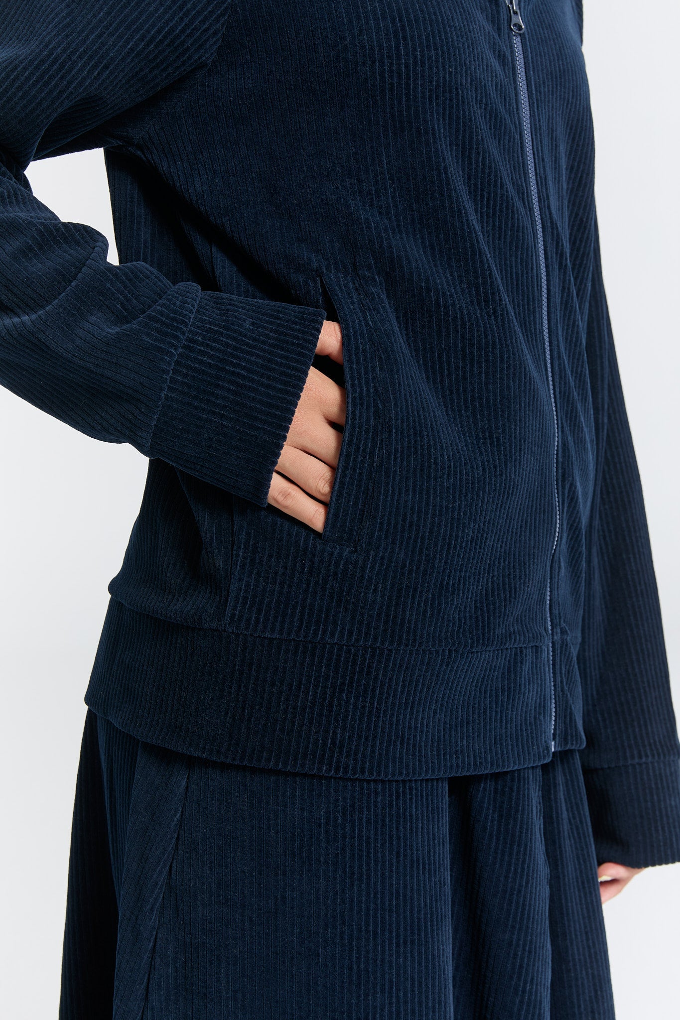 9234-045 |  Unisex Baseballjacke - Nachtblau