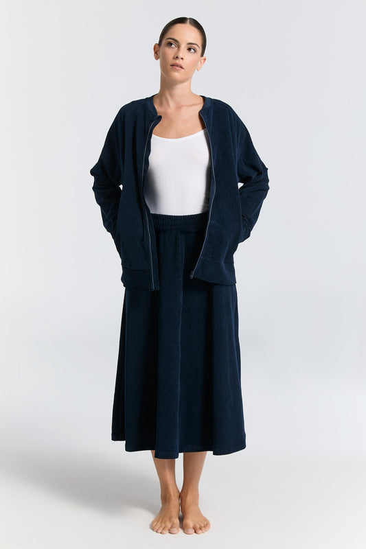 9234-045 |  Unisex Baseballjacke - Nachtblau
