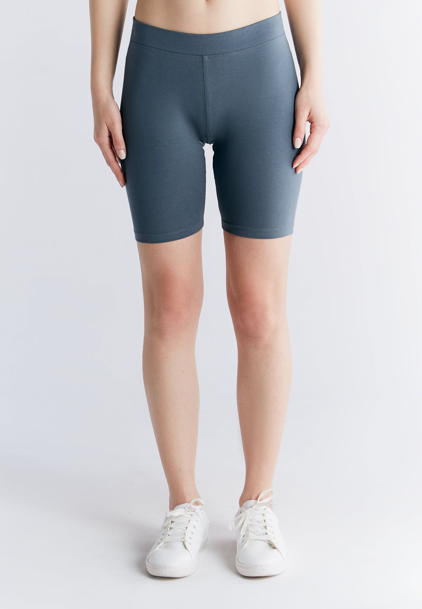 Leela Cotton 1417-068 | Radlerhose - Dunklerschiefer