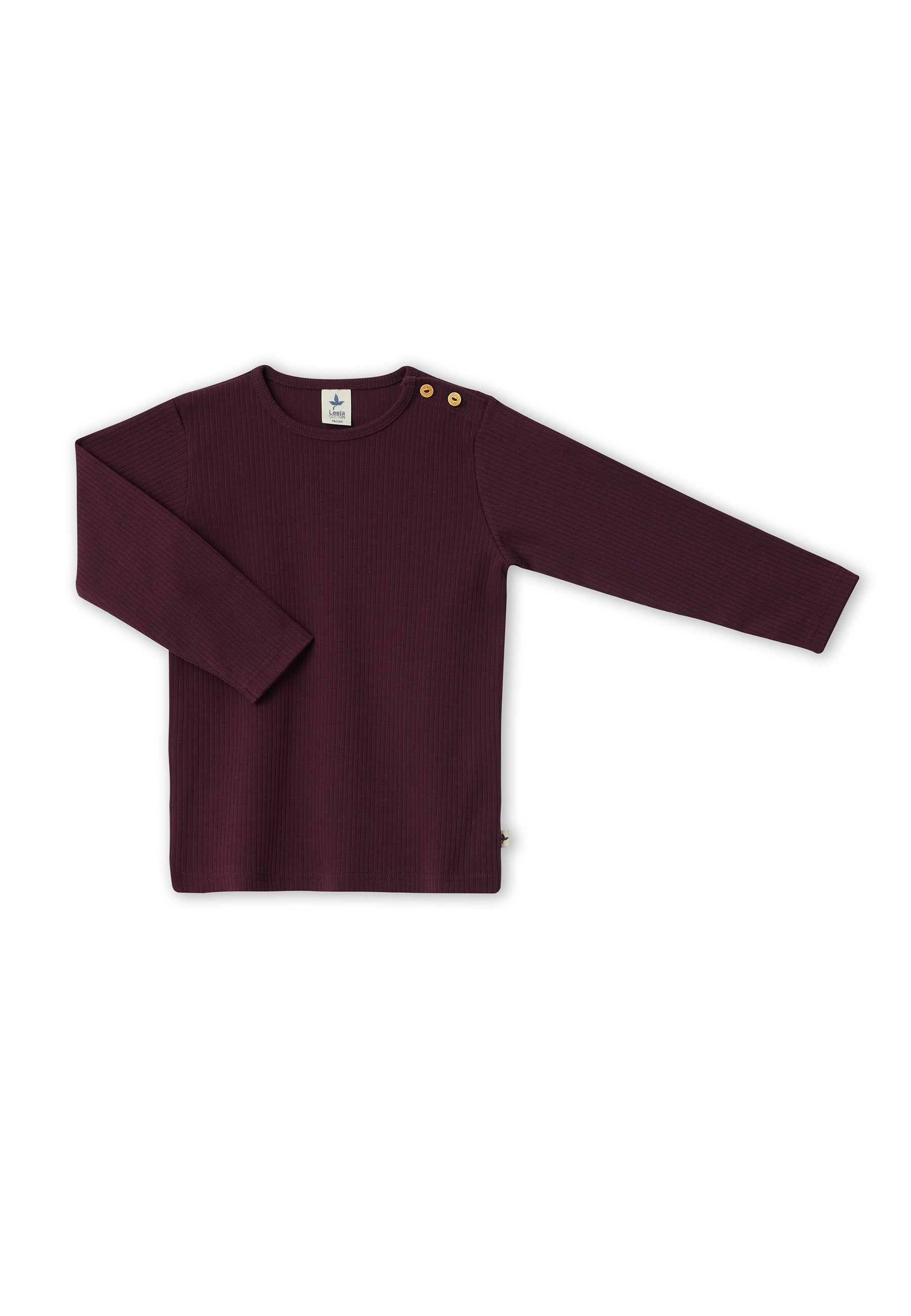 Leela Cotton 2068 AU | Ripp-Shirts - Aubergine