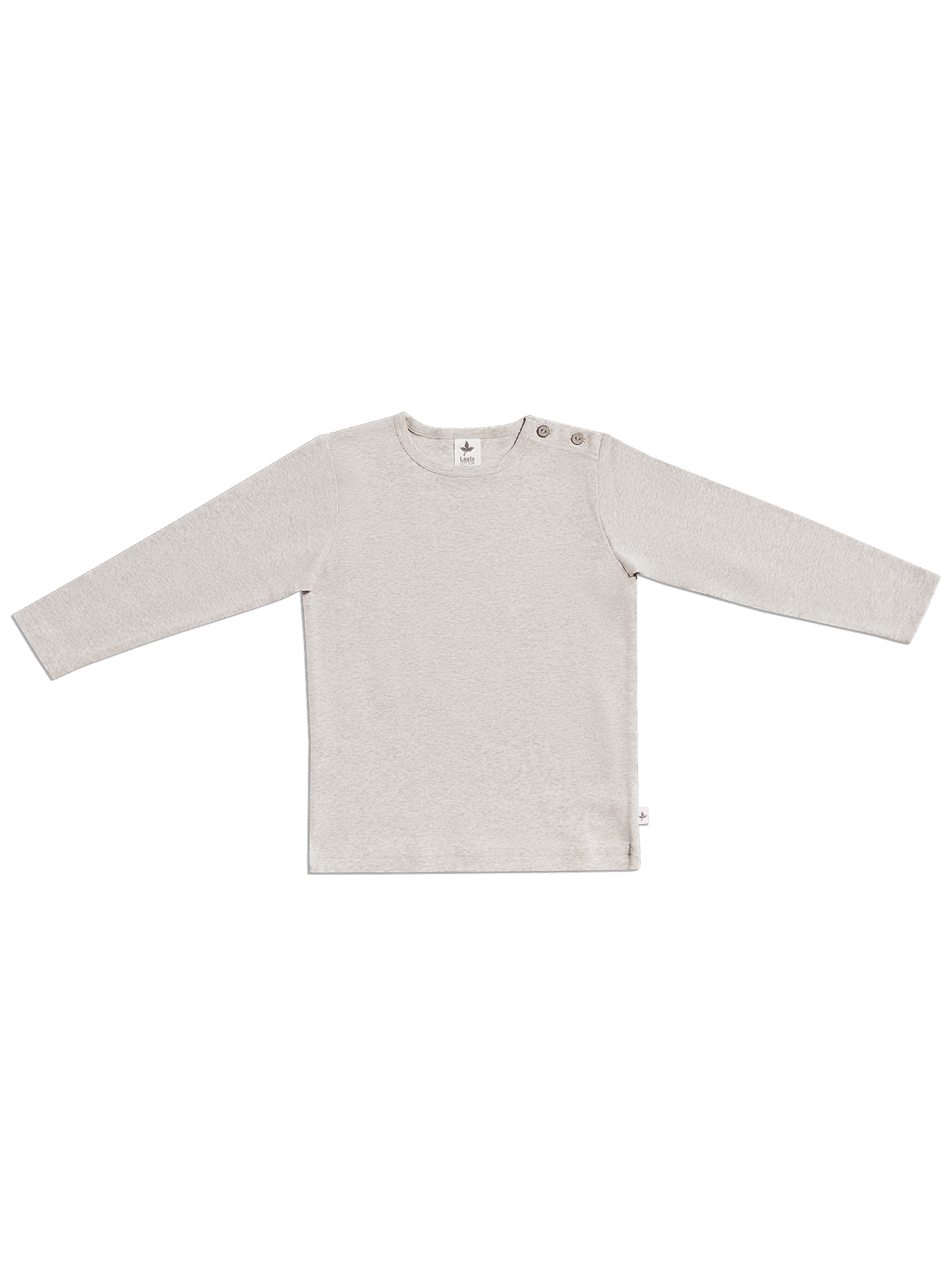 2248 | Baby Basic Langarmshirt - Beige-Melange