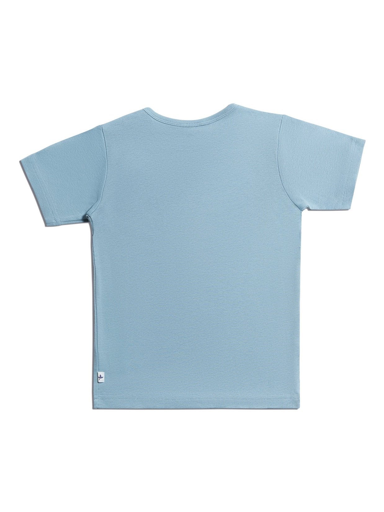 2285 | Baby Basic Kurzarmshirt - Taubenblau