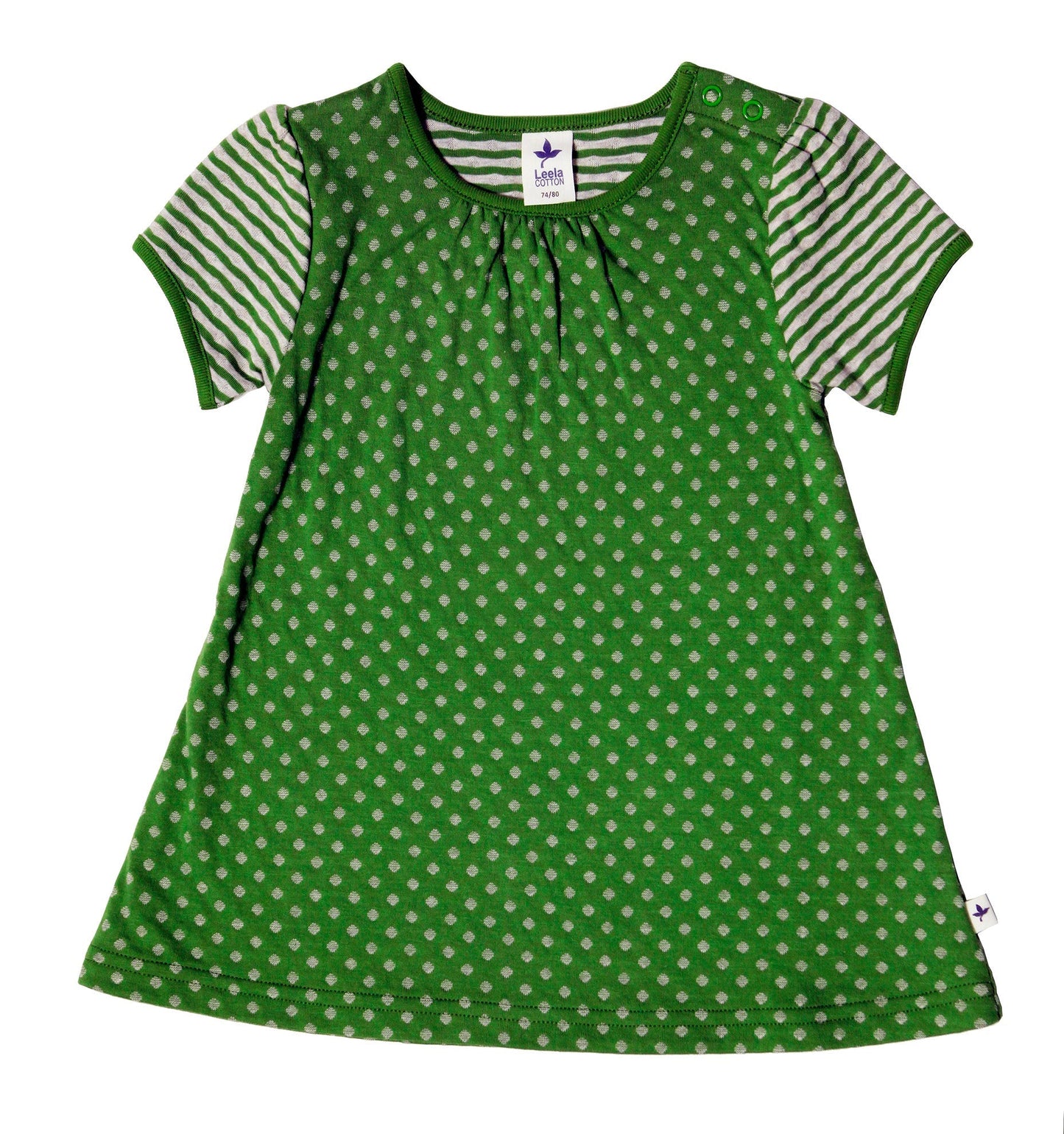 2295 | Baby Sommerkleid - Waldgrün