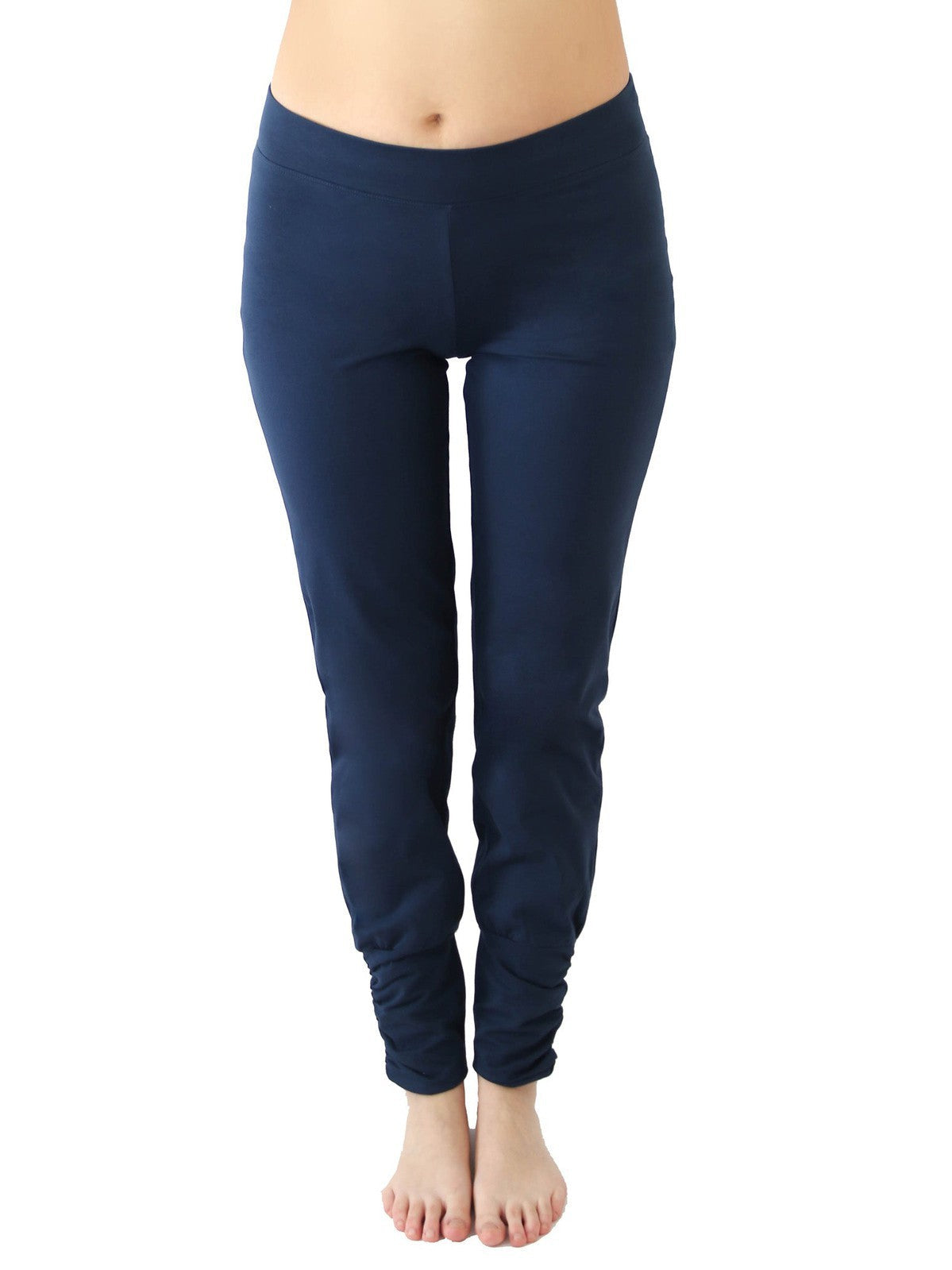 Leela Cotton 4415NV | Damen Yogahose stretch - Navy