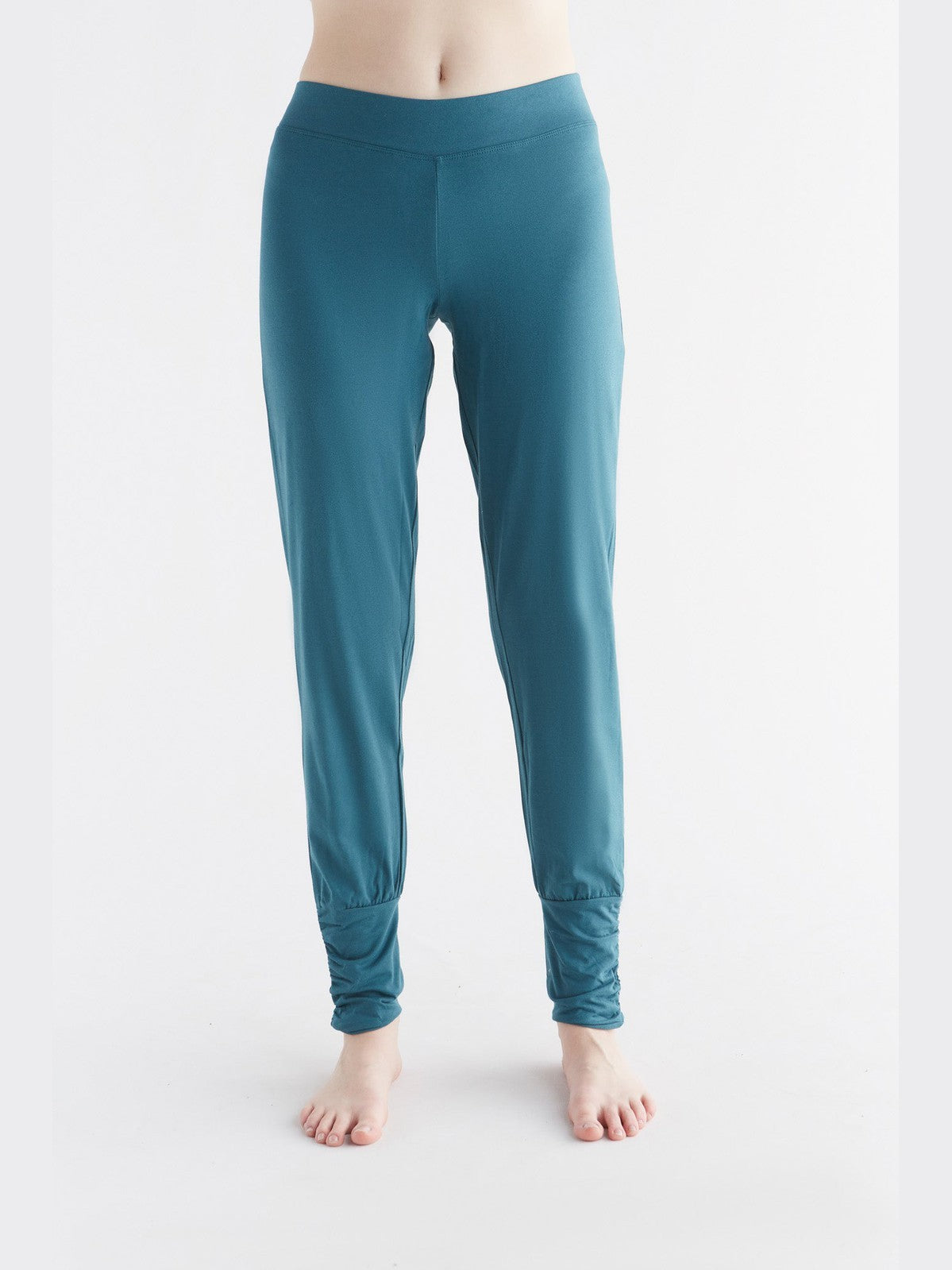 Leela Cotton 4415T | Damen Yogahose stretch - Tanne