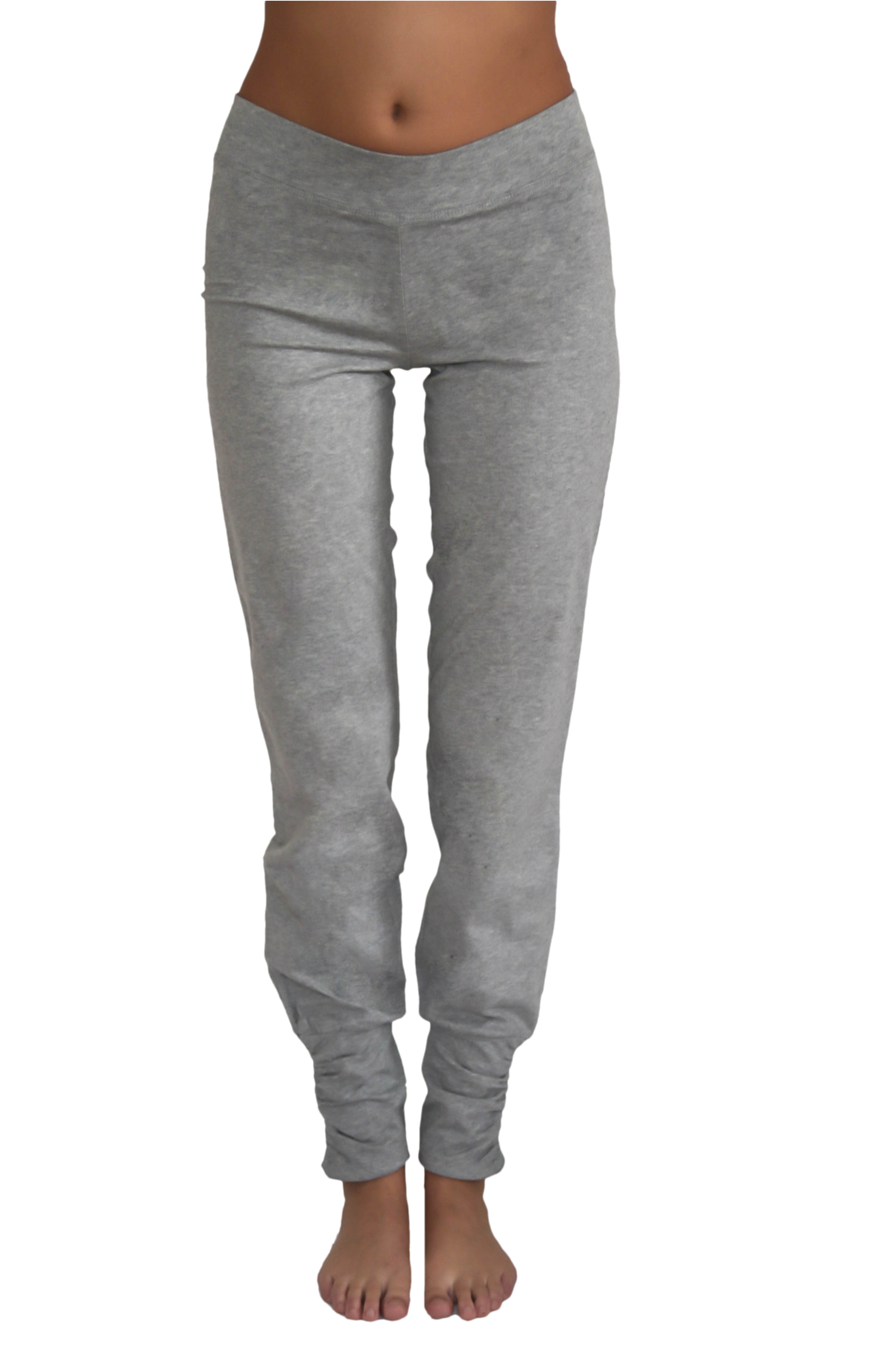 Leela Cotton 4415G | Damen Yogahose stretch - Hellgrau